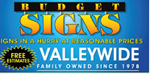 Budget Signs Budget Signs