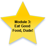 Module 3: Eat Good Food, Dude!